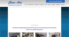 Desktop Screenshot of clean-aire.com